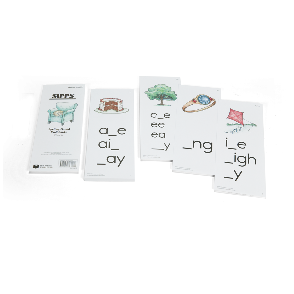 SIPPS Extension Level, 3rd Edition Spelling-Sound Wall Cards