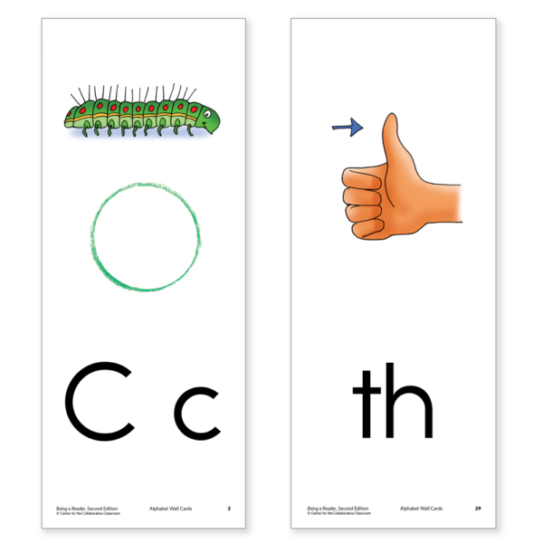 Being a Reader, 2nd Edition Alphabet Wall Cards, Grade 1