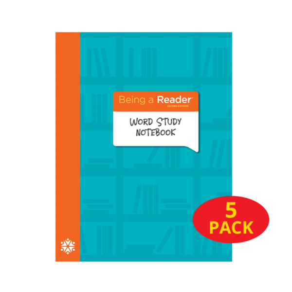 Being a Reader, 2nd Edition Word Study Notebook, Grade 5 (pack of 5)