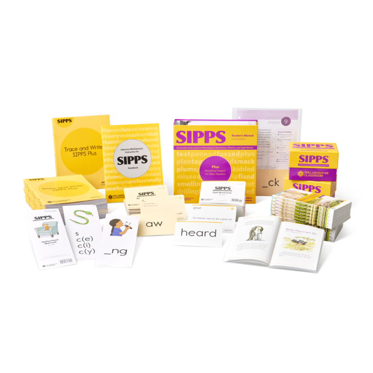 SIPPS Plus Level, 4th Edition - Collaborative Classroom