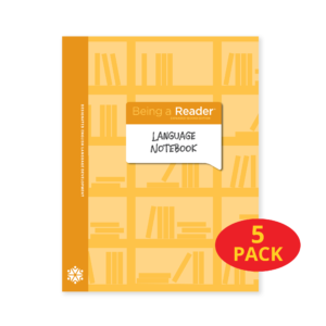 Being a Reader, Expanded 2nd Edition D-ELD Language Notebook, Grade 3 (pack of 5)