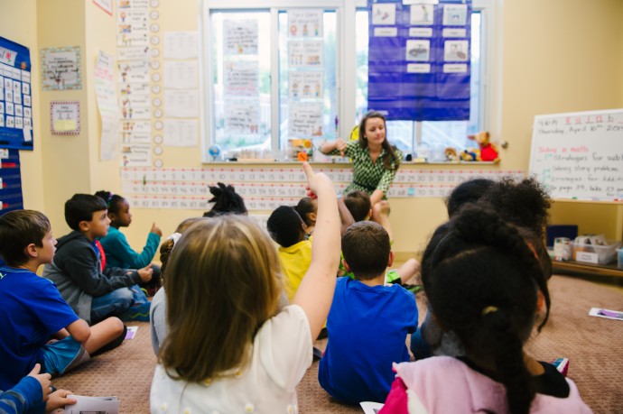 teacher and students