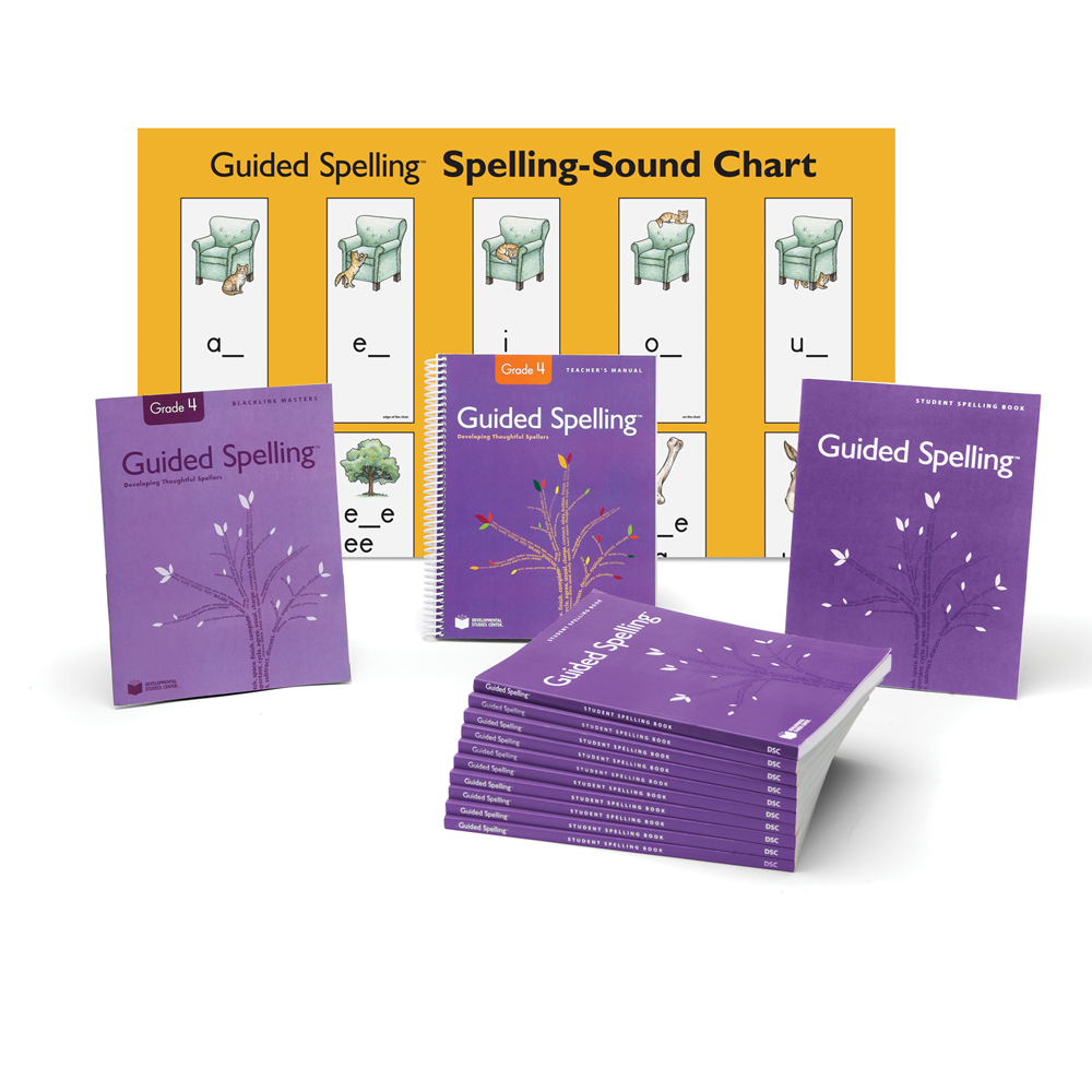Guided Spelling Classroom Package, Grade 4 Center for the