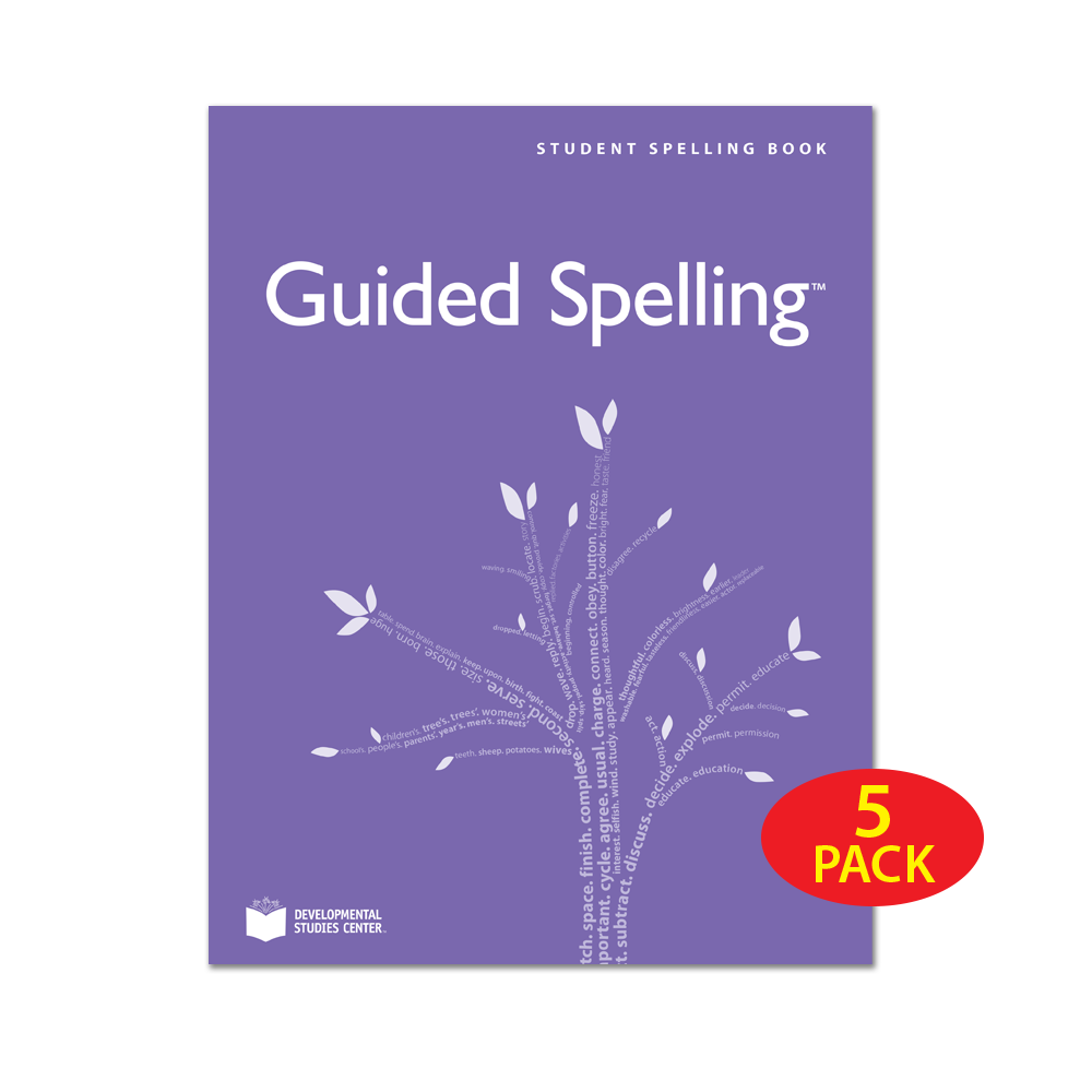 Guided Spelling Student Spelling Book, Grade 4 pack of 5 Center for