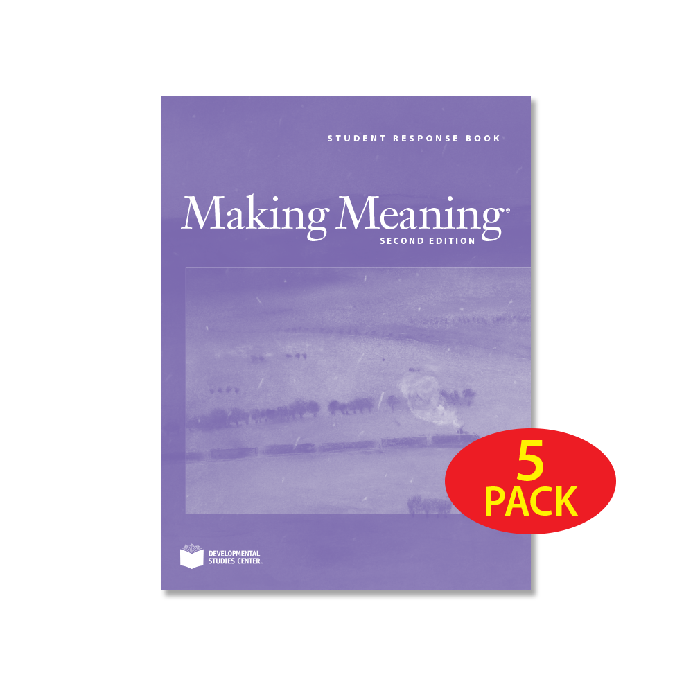 Making Meaning 2nd Ed Student Response Book Grade 4 5 Pack - 