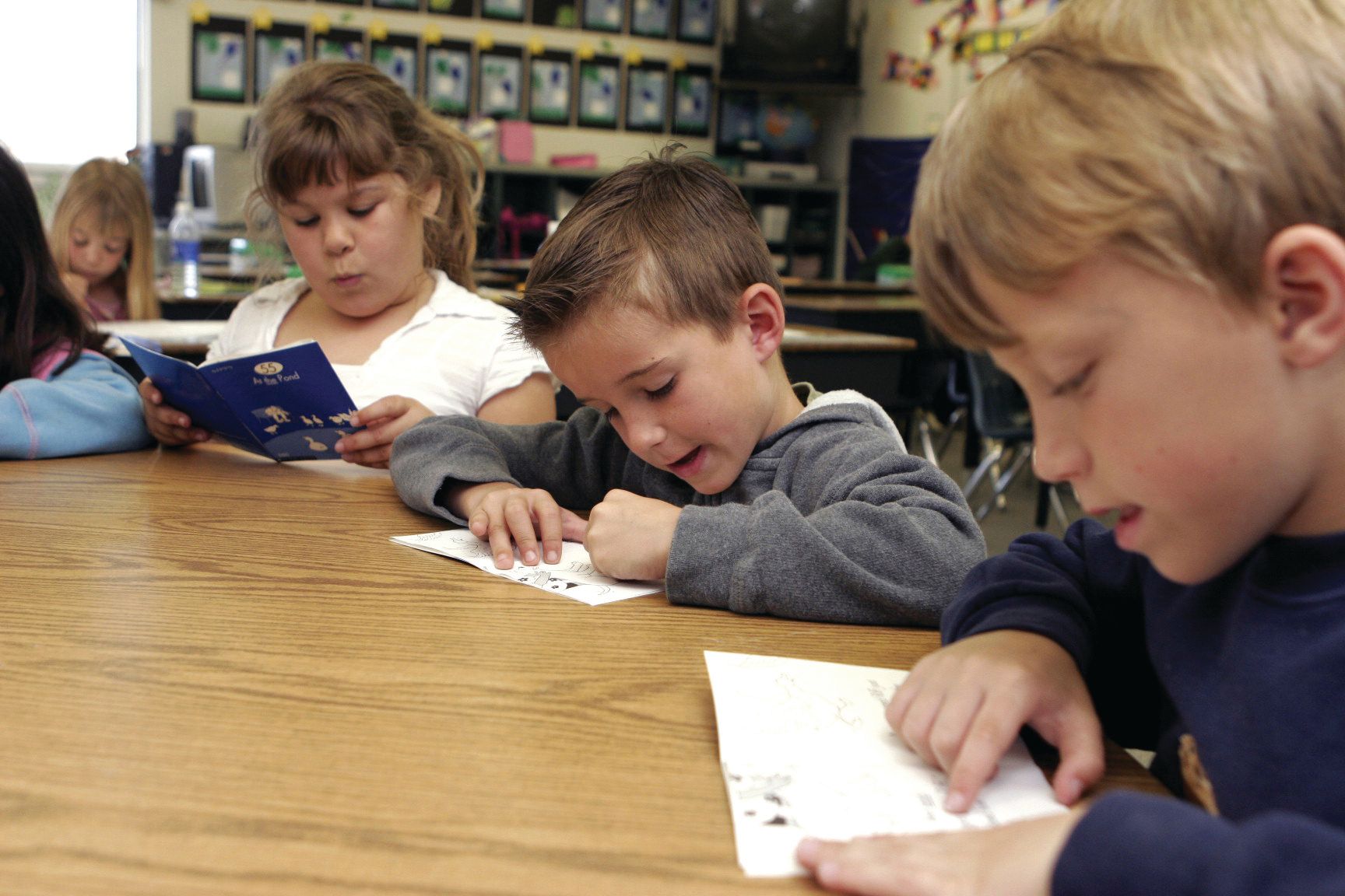 Students engaged in SIPPS instruction