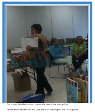 trainer at an AfterSchool KidzLit professional development session